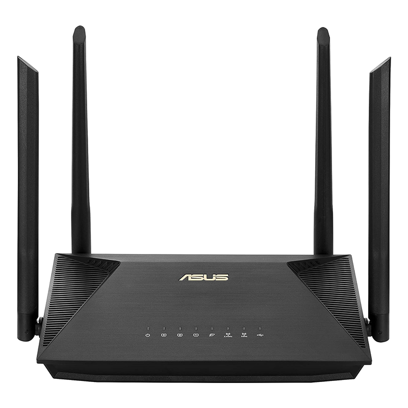 ASUS RT-AX52 (AX1800) Dual Band WiFi 6 Extendable Router, Instant Guard, Parental Control Scheduling, Built-in VPN, AiMesh Compatible